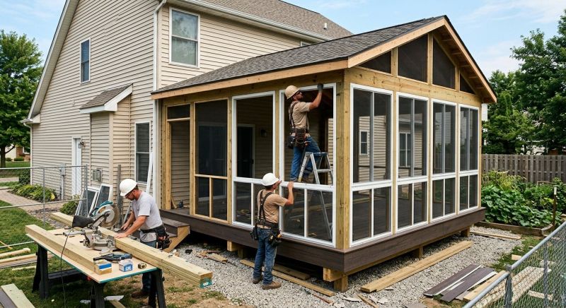 Enclosed Porch Construction in Boulder, CO