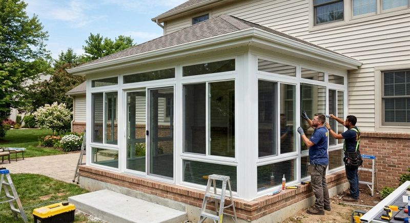 Sunroom Addition Construction in Austin, TX