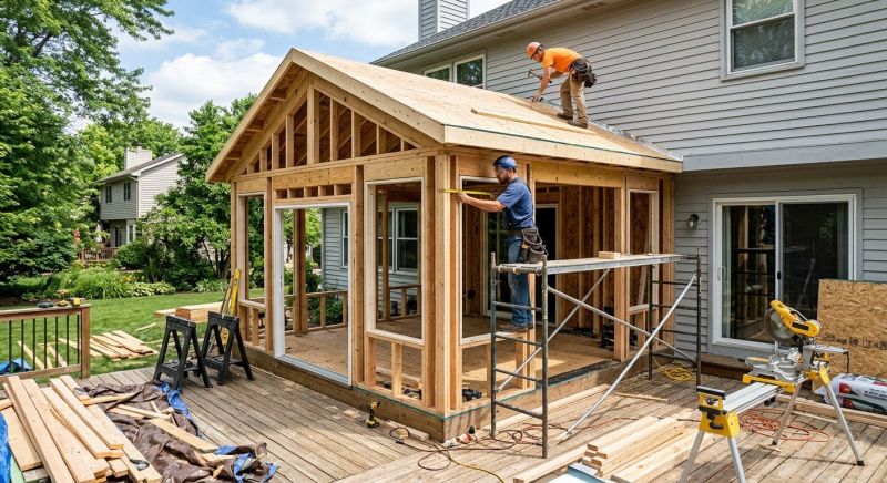 Three Season Room Construction in Asheville, NC